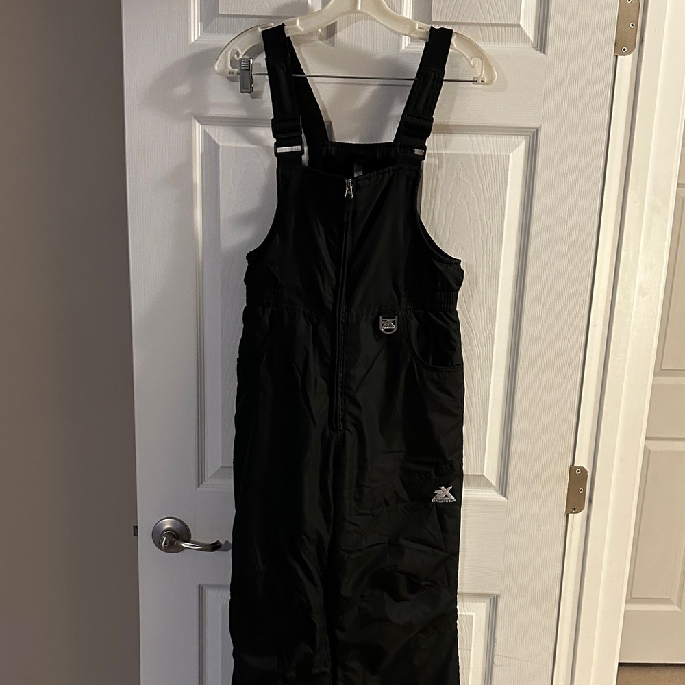 Kids Black One Piece Snowsuit